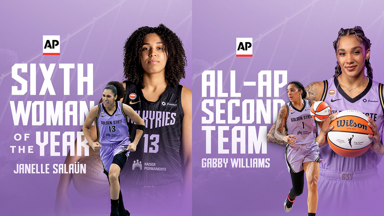 Janelle Salaün and Gabby Williams Earn Associated Press Awards